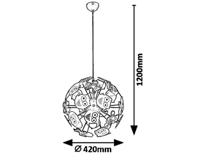 219096_6390 BIRDY RABALUX DETSKE SVIETIDLO
